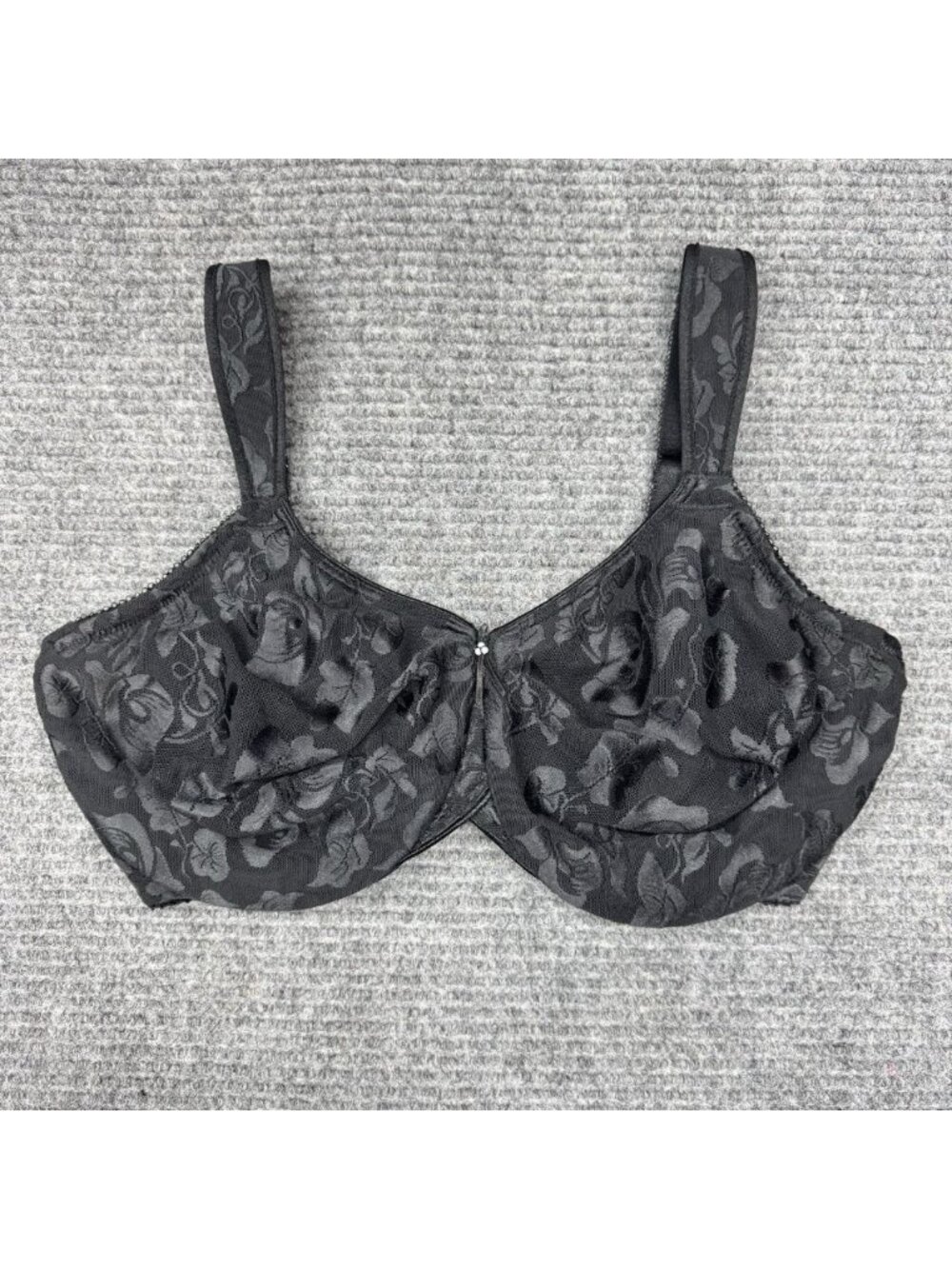 Wacoal 36DDD Bra Awareness Underwire Black 85567 Full Coverage Seamless Support